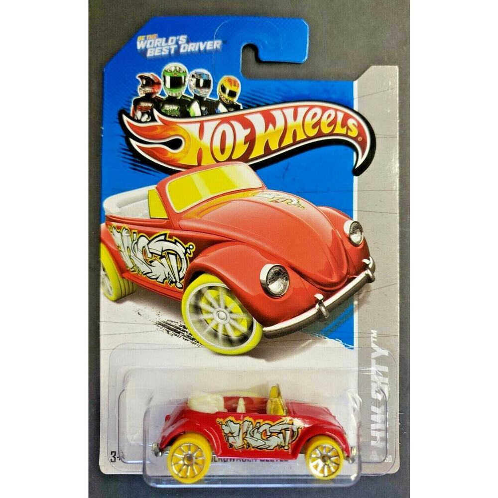 2010 Hot Wheels Volkswagen Red HW City #40 HW14‎